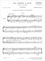 Ma Mère l'Oye. 4 mains - RAVEL - Partition - Piano